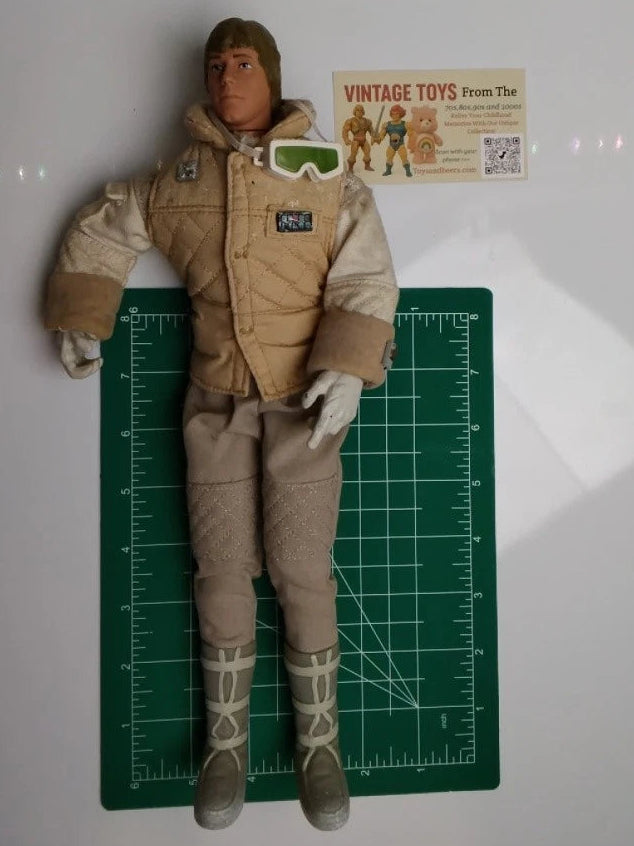 Vintage STAR WARS Luke Skywalker Hoth 12" Action Figure/Doll - 1996 Hasbro