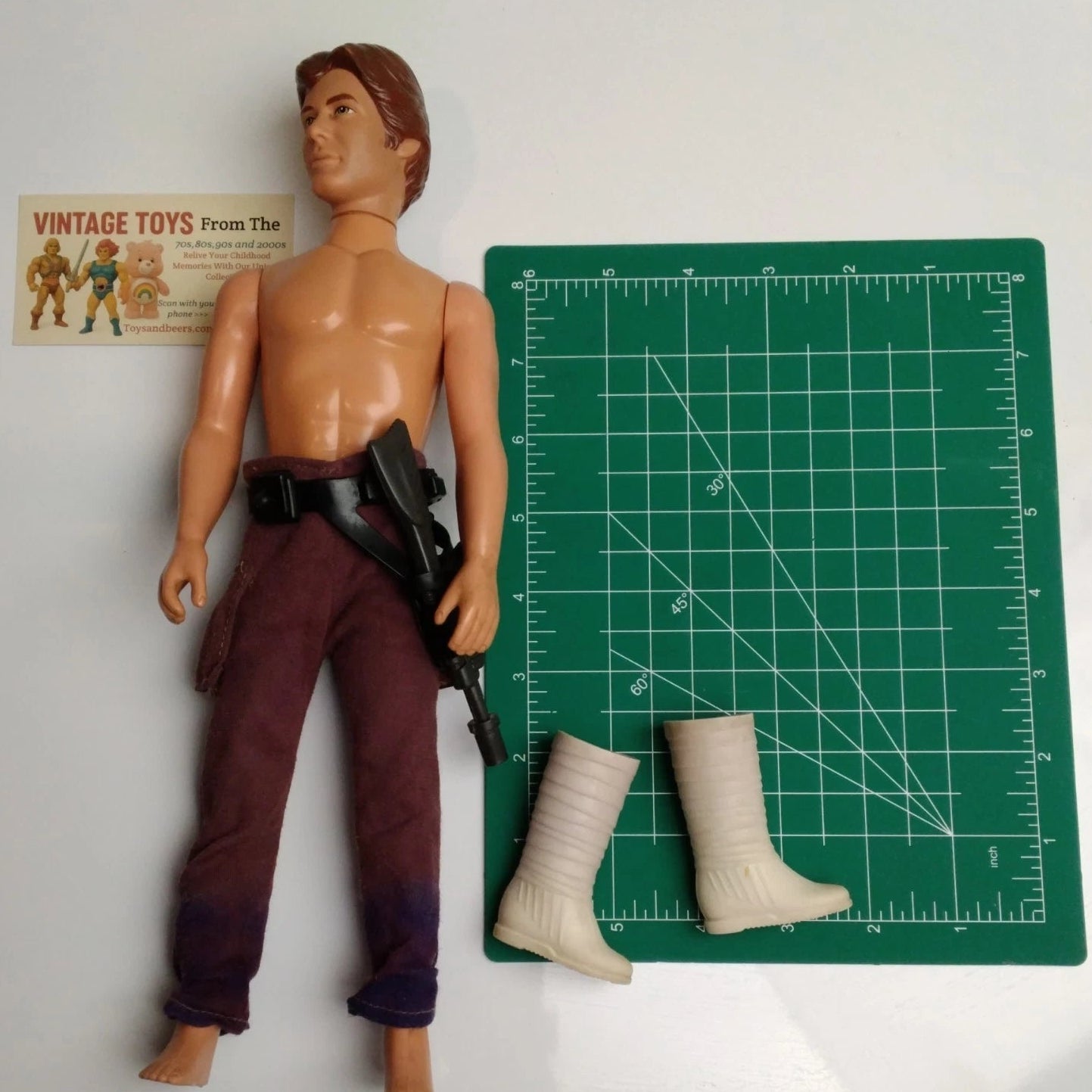 Hans Solo 12" Figure Toy 1978 Kenner Star Wars