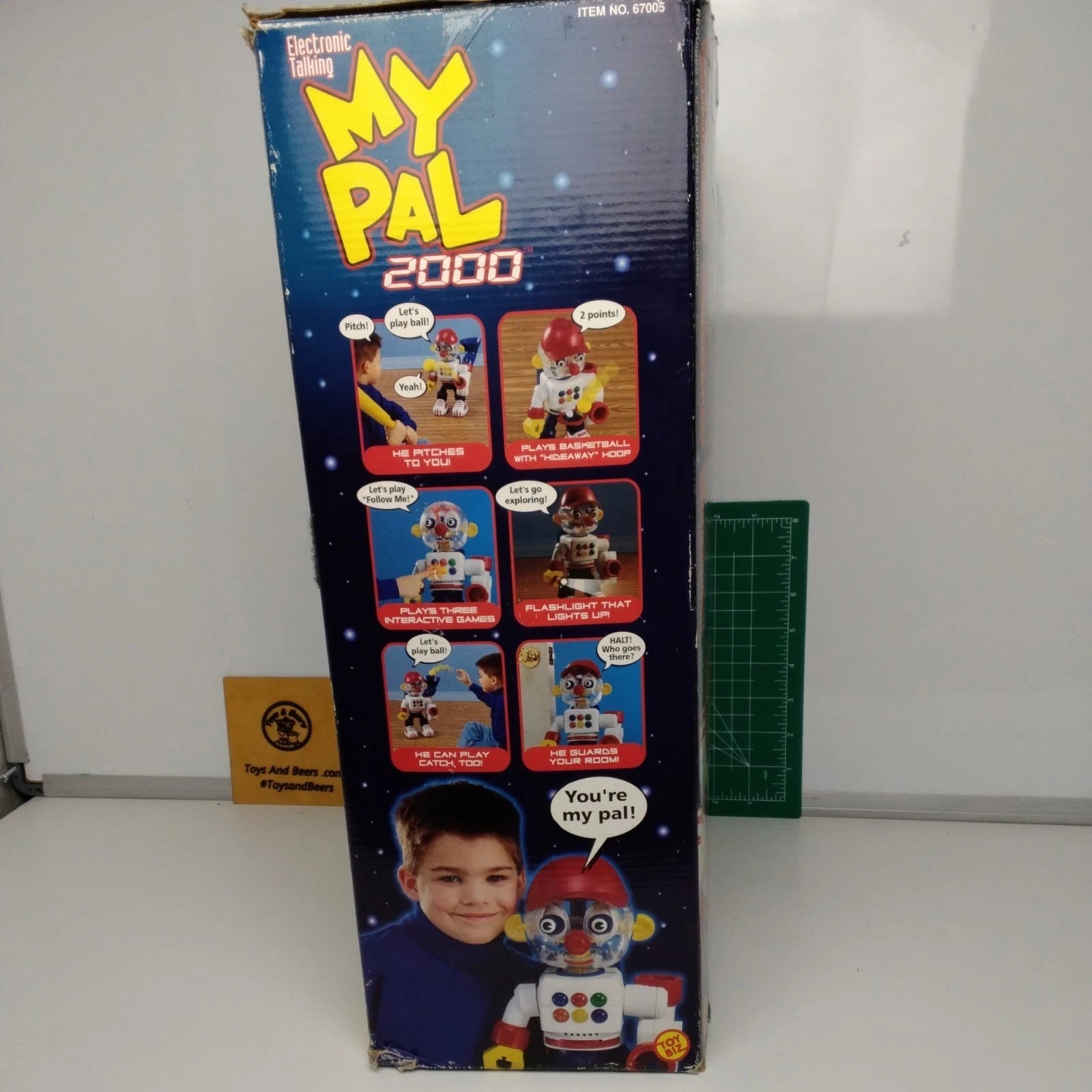 Working -Vintages My Pal Talking Toy Robot Marvel Entertainment 1999-