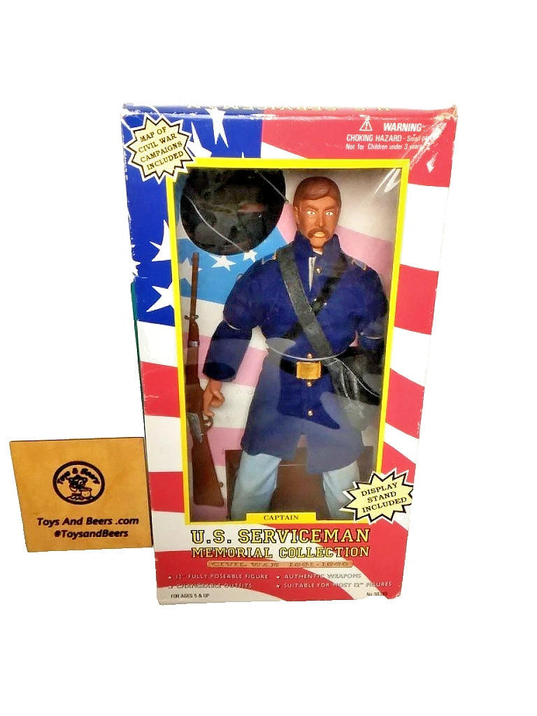 1996 US Serviceman Memorial Collection Union Captain Civil War Action Figure