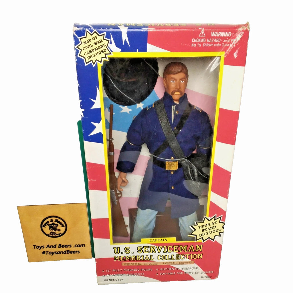 1996 US Serviceman Memorial Collection Union Captain Civil War Action Figure
