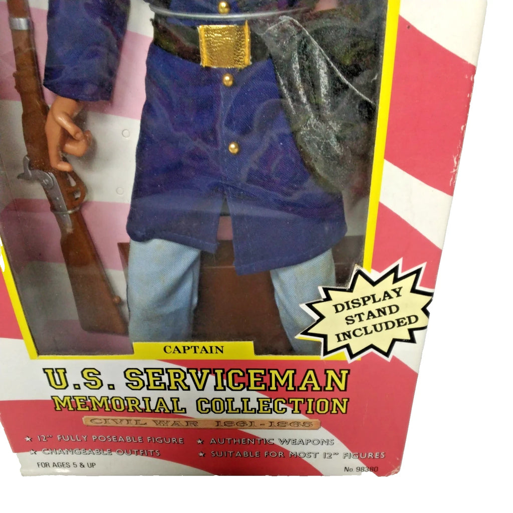 1996 US Serviceman Memorial Collection Union Captain Civil War Action Figure