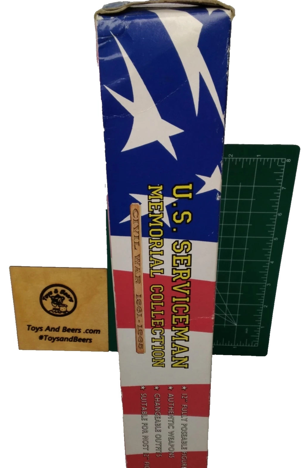 1996 US Serviceman Memorial Collection Union Captain Civil War Action Figure