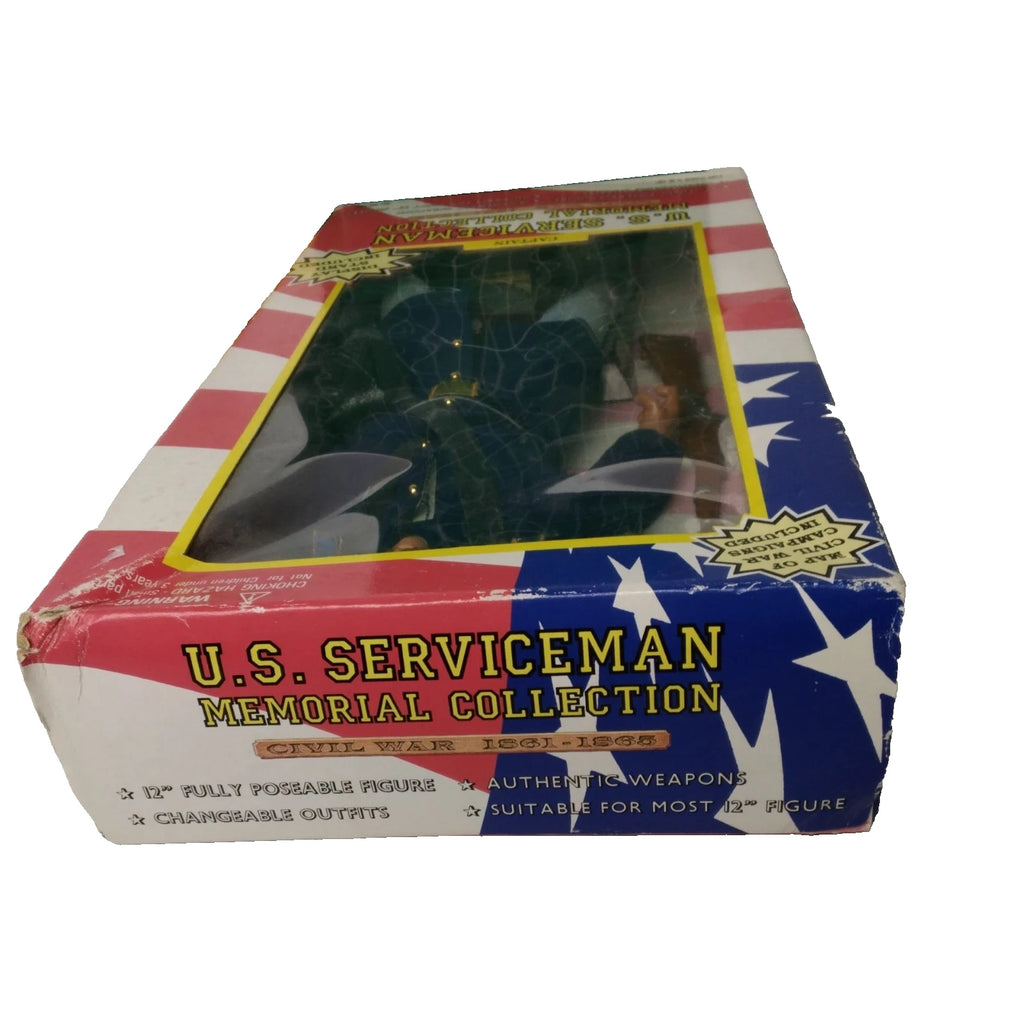 1996 US Serviceman Memorial Collection Union Captain Civil War Action Figure