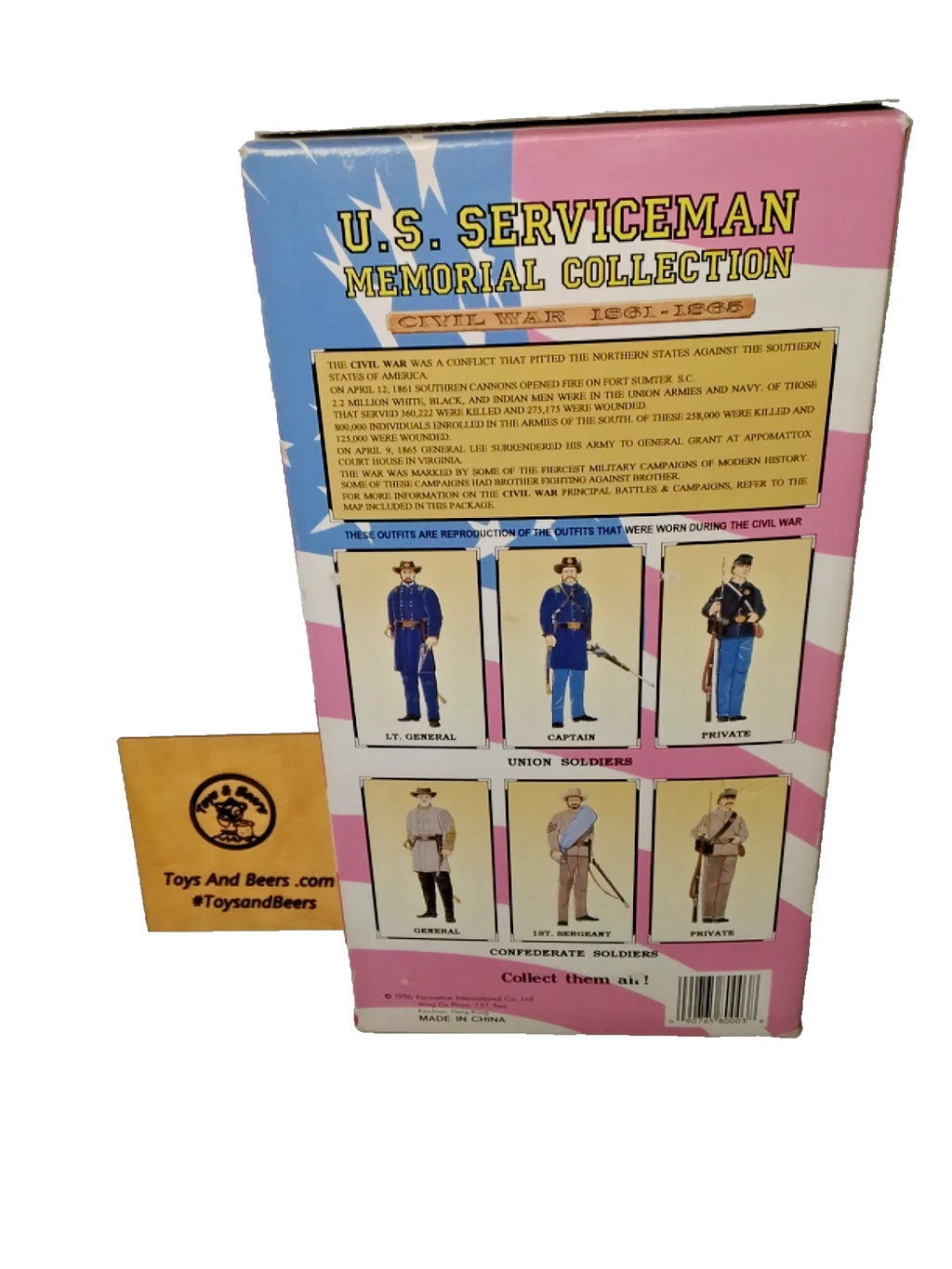 Formative Action Figur Union Private - Civil War - U.S. Serviceman VG+/Mint