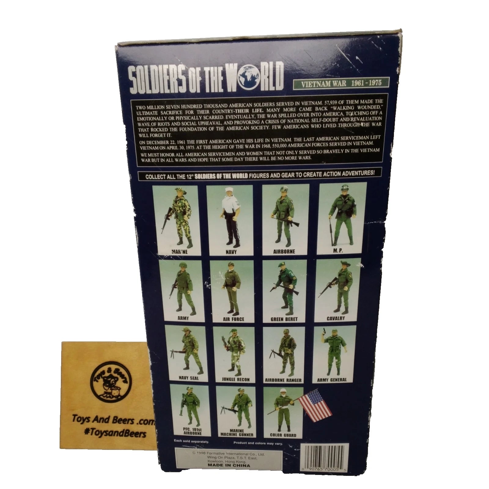 NEW Soldiers of the World Jungle Recon Vietnam War 1961-1975 with stand!