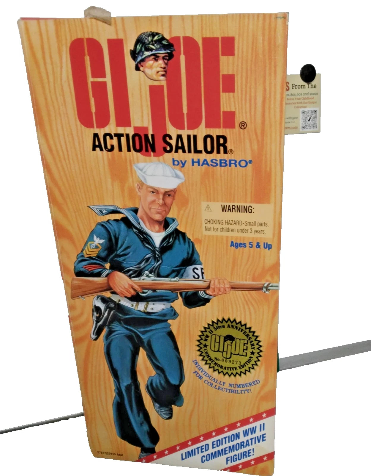 1995 GI Joe Action Sailor Action Figure 12" Tall 27617 Hasbro G.I. Joe New