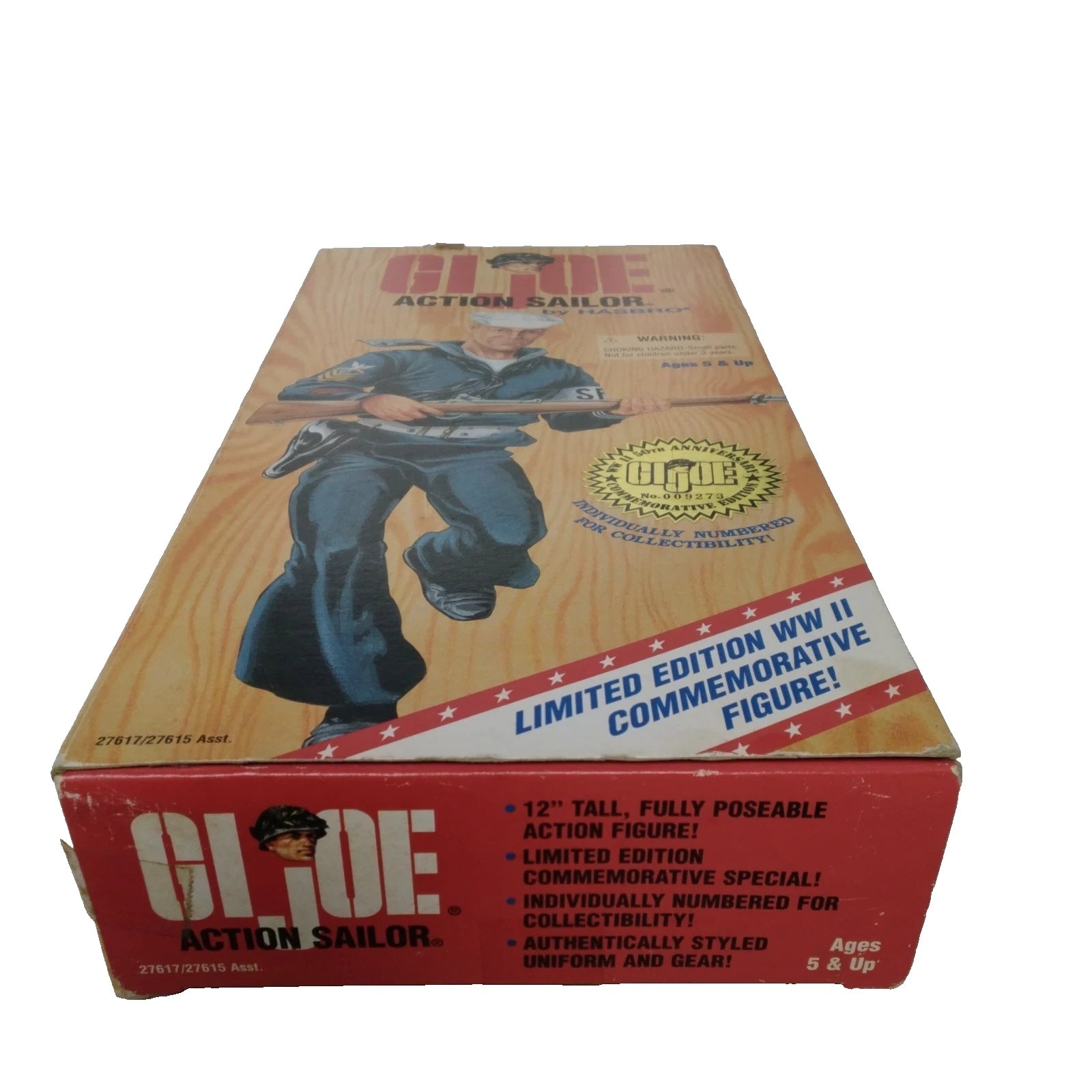 1995 GI Joe Action Sailor Action Figure 12" Tall 27617 Hasbro G.I. Joe New