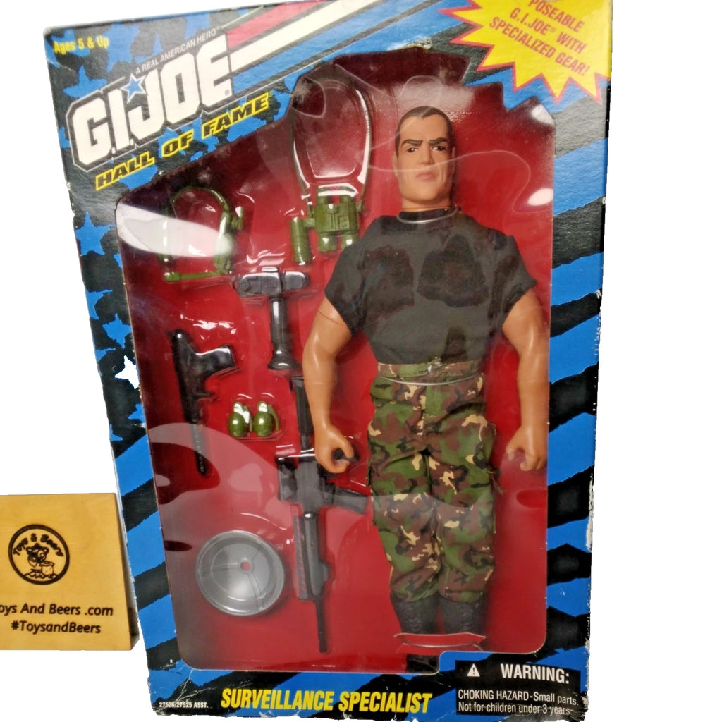 GI JOE 1995  12 INCH HALL OF FAME SURVEILLANhCE SPECIALIST FIGURE