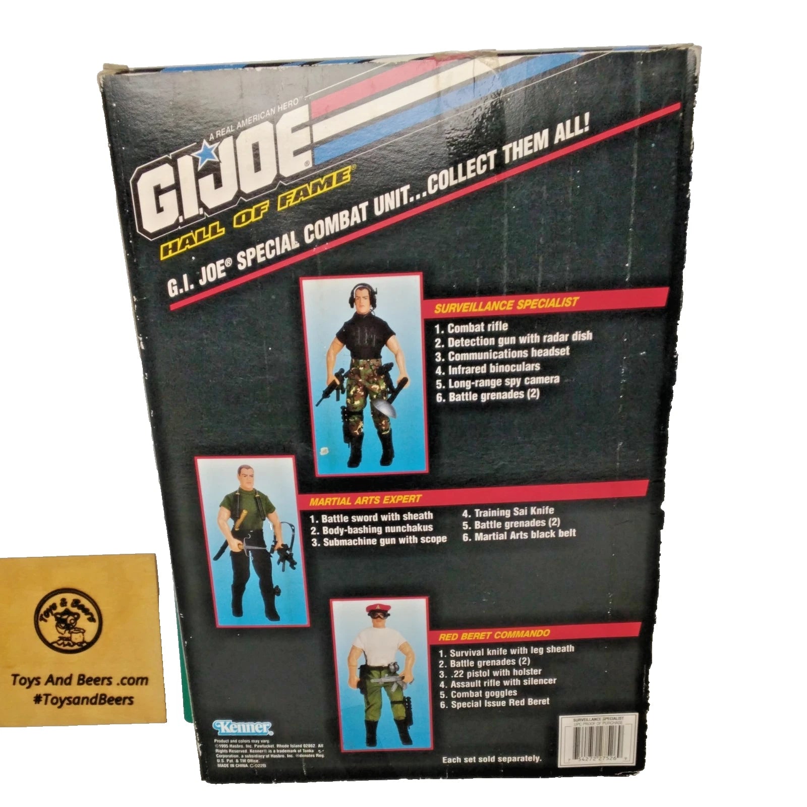 GI JOE 1995  12 INCH HALL OF FAME SURVEILLANhCE SPECIALIST FIGURE