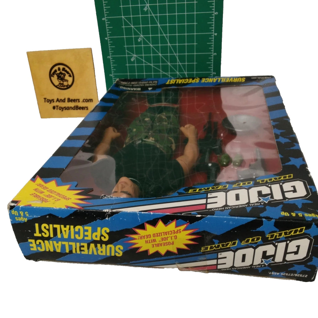 GI JOE 1995  12 INCH HALL OF FAME SURVEILLANhCE SPECIALIST FIGURE