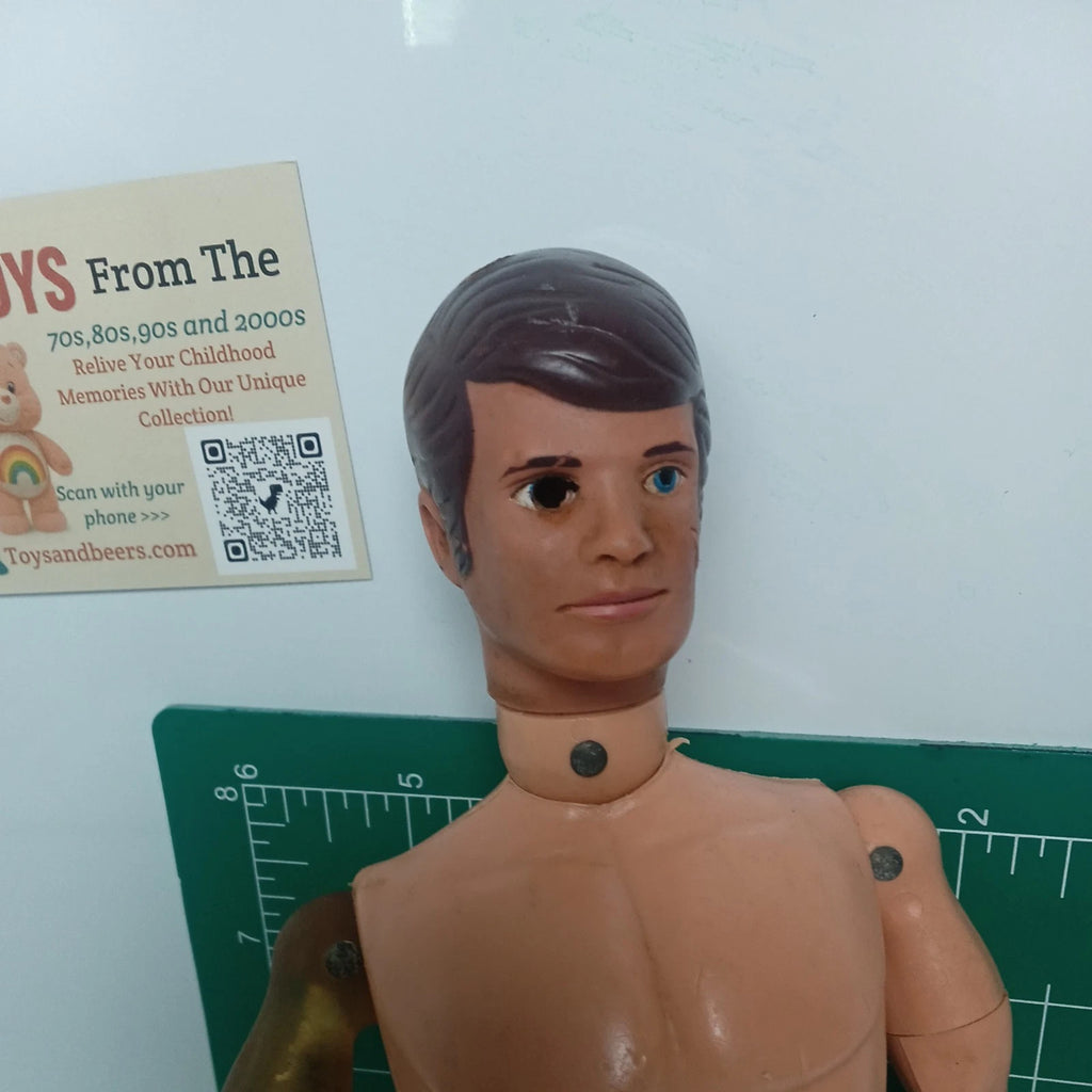 Vintage GI Joe Action Figure Adventure Team Mike Powers Atomic Man Bionic 12"