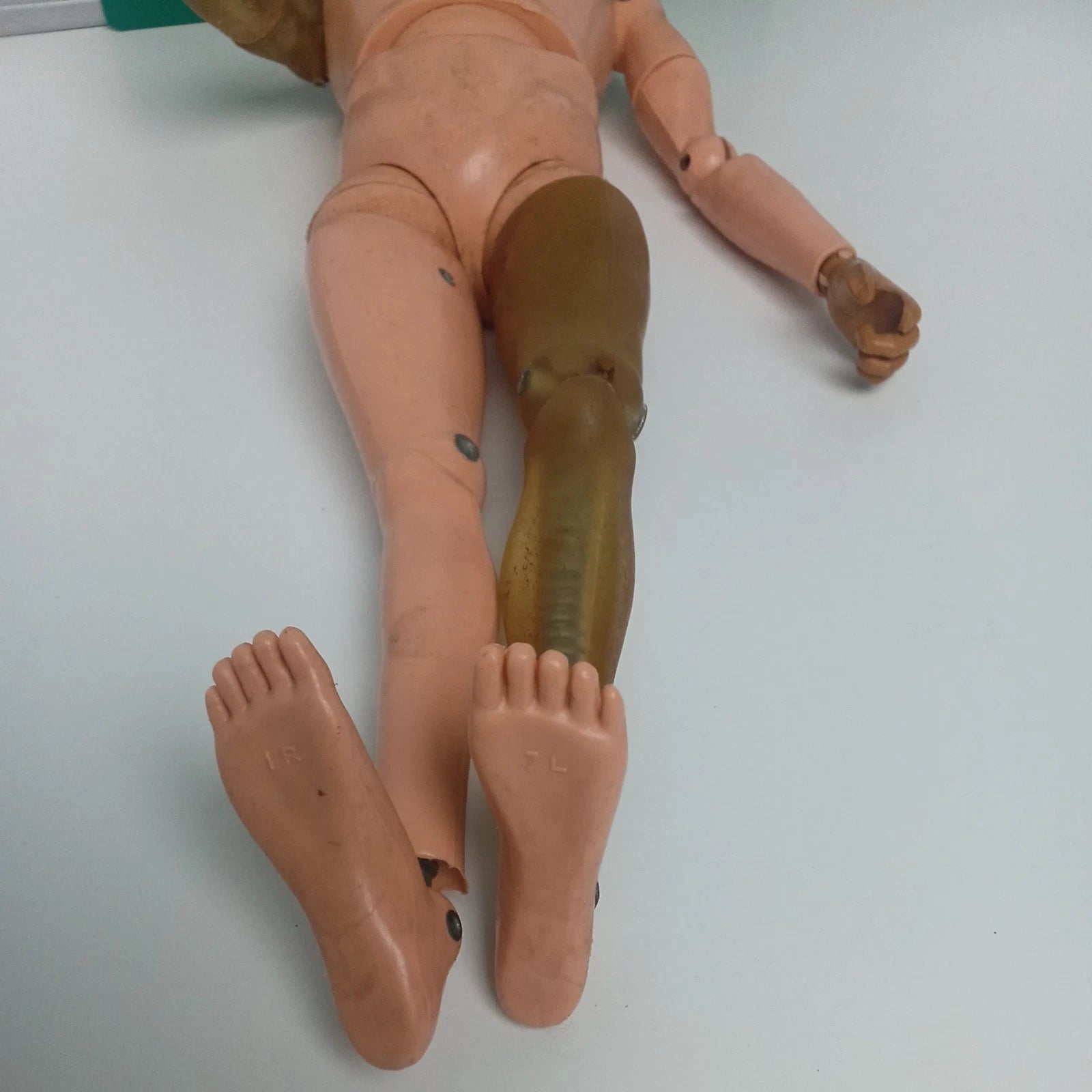 Vintage GI Joe Action Figure Adventure Team Mike Powers Atomic Man Bionic 12"