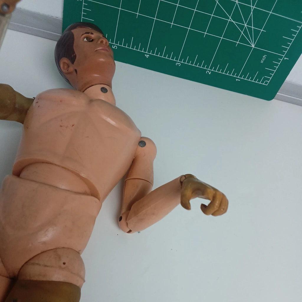 Vintage GI Joe Action Figure Adventure Team Mike Powers Atomic Man Bionic 12"