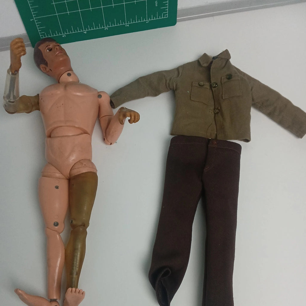 Vintage GI Joe Action Figure Adventure Team Mike Powers Atomic Man Bionic 12"