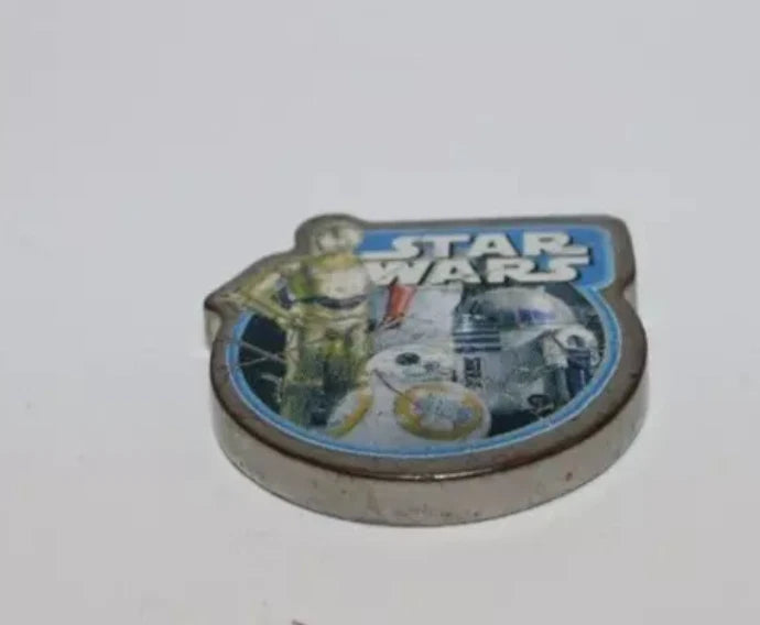 RARE! Authentic STAR WARS Shoe Charm (Jibbitz) Metal with R2D2 3CPO