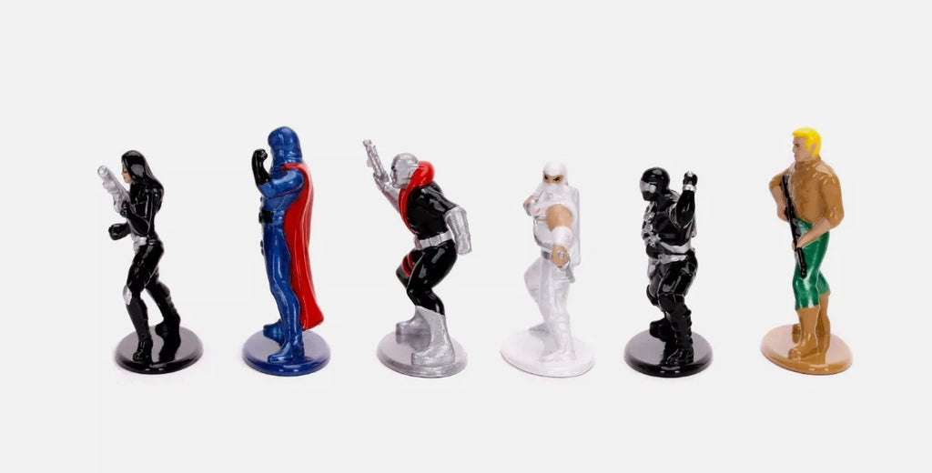 Gi Joe Nano 6 Pack MetalFigs Set of 6 Mini 1 1/2" Figures