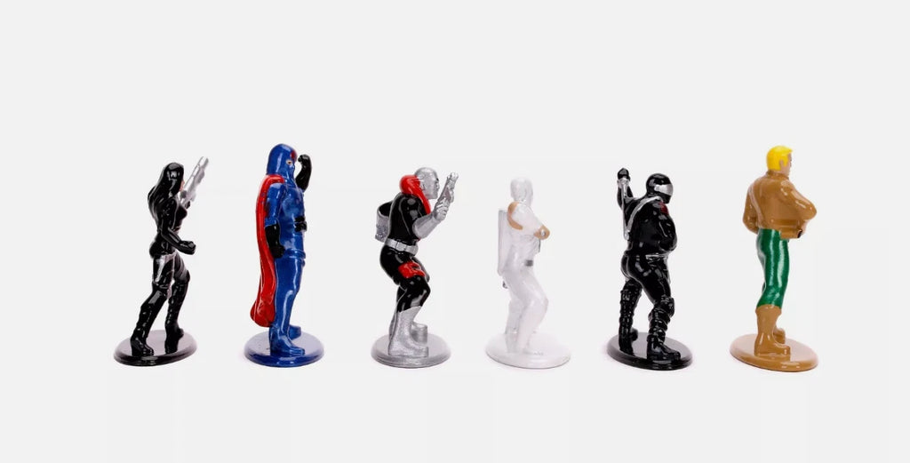 Gi Joe Nano 6 Pack MetalFigs Set of 6 Mini 1 1/2" Figures