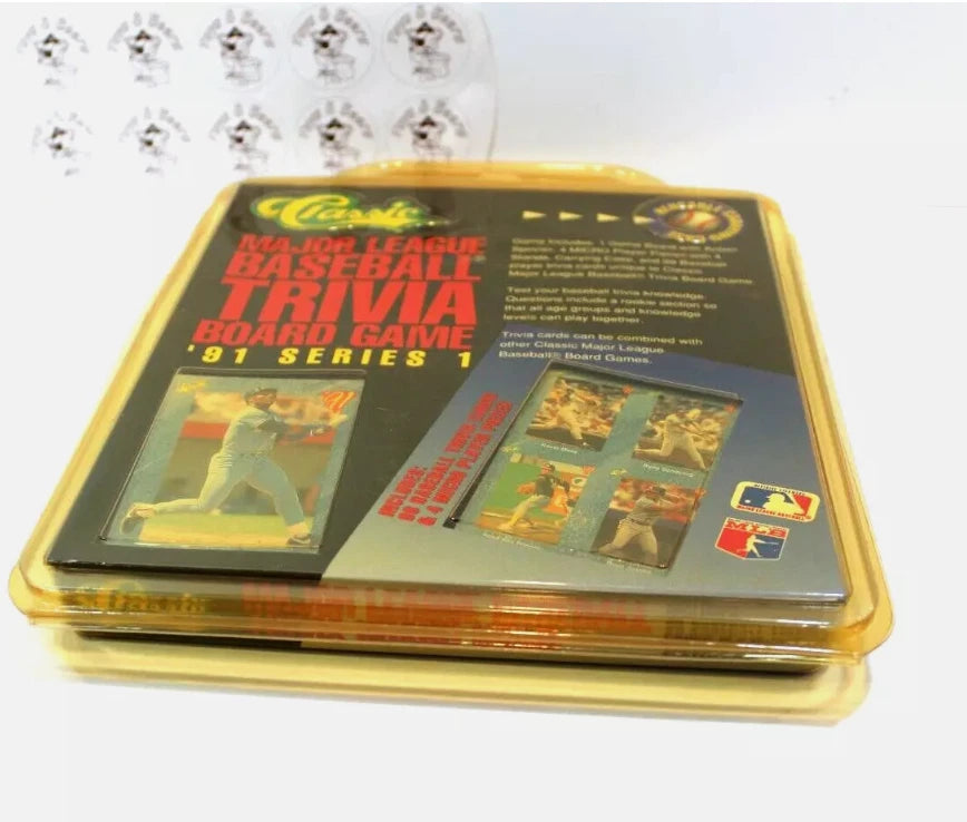 1991 Classic Major League Baseball Trivia Board Game Series 1 Bo Jackson Sealed