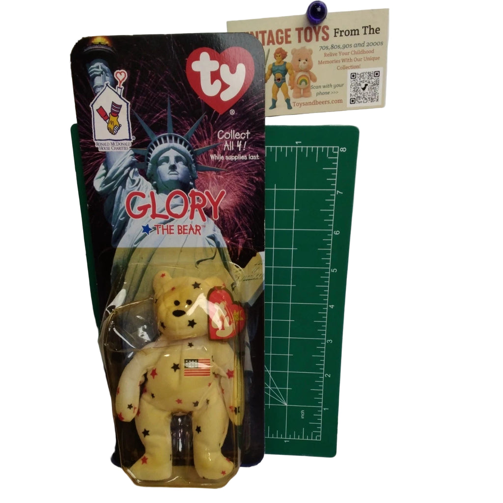 Glory The Bear McDonalds TY Beanie Baby 1999 in Original Package Unopened (B)