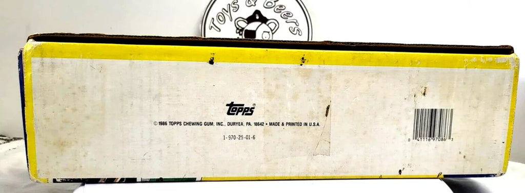 TOPPS Baseball Cards The official 1986 complete set