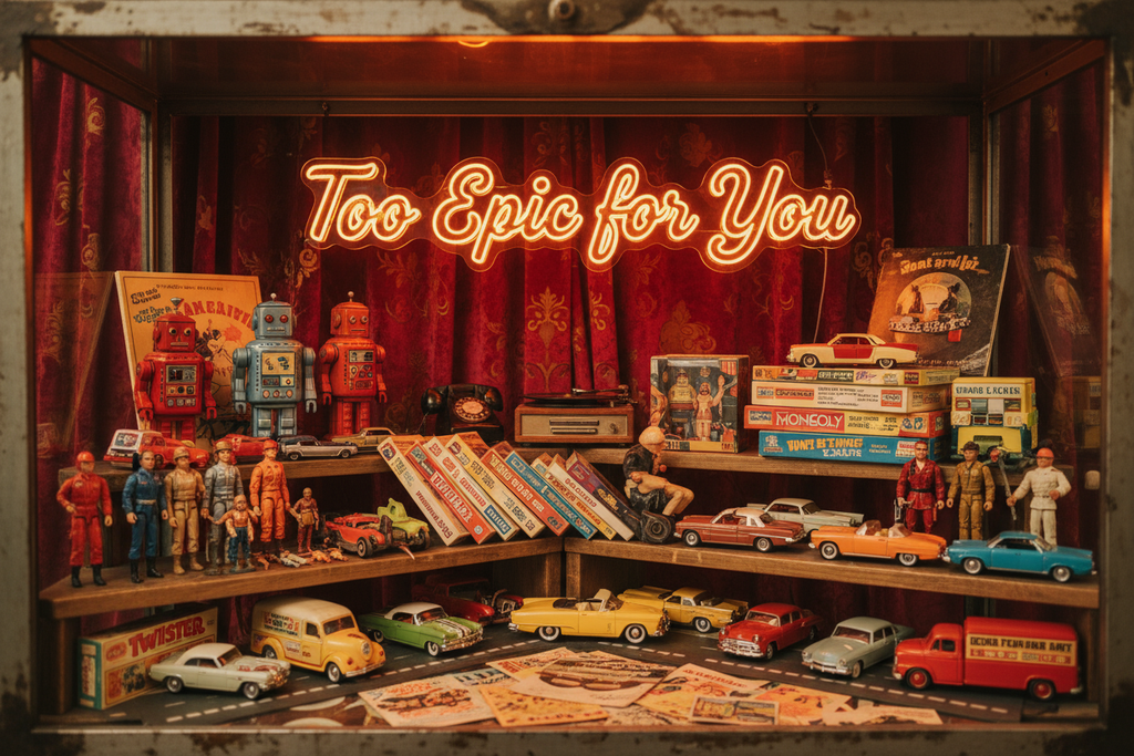 Too Epic for You vintage items and toys 