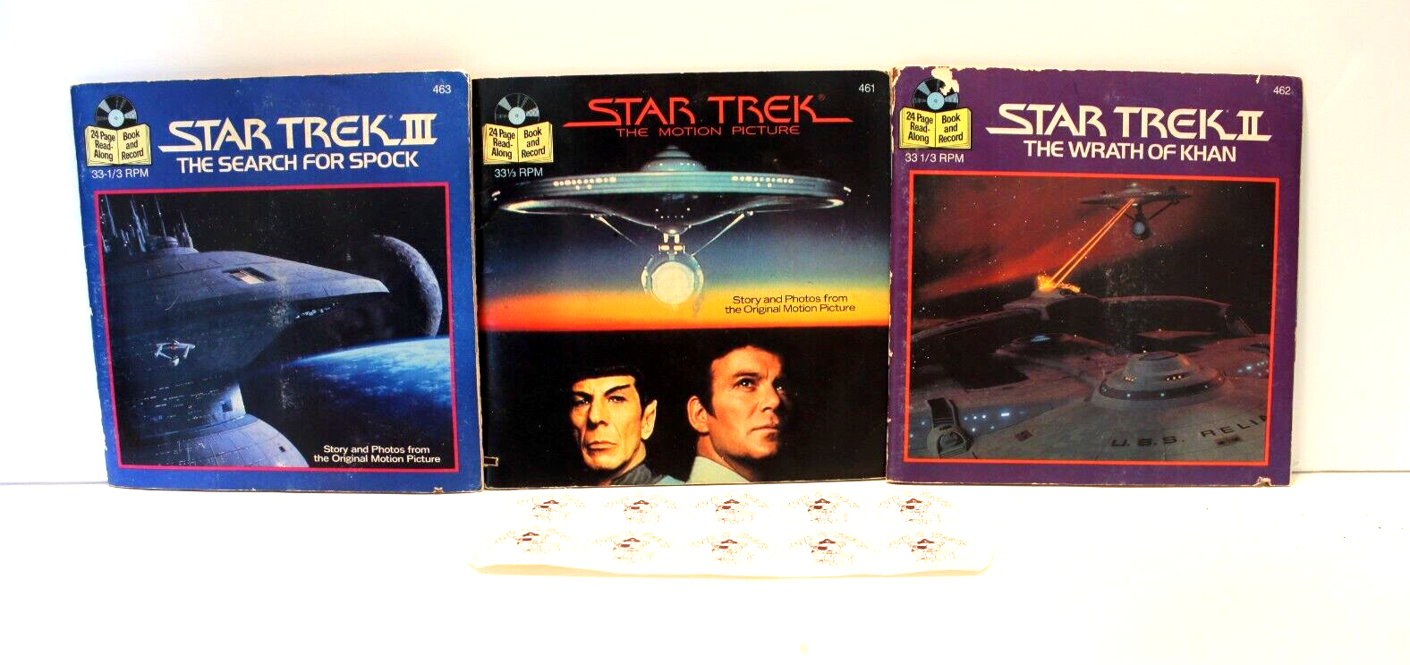 STAR TREK 1 , 11 and 111 The Motion Picture